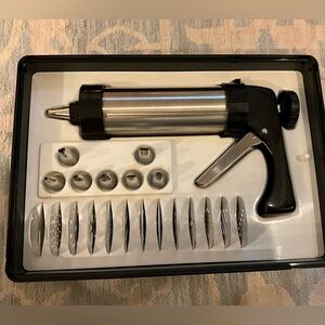 Commercial stainless steel cookie Press & Icing set